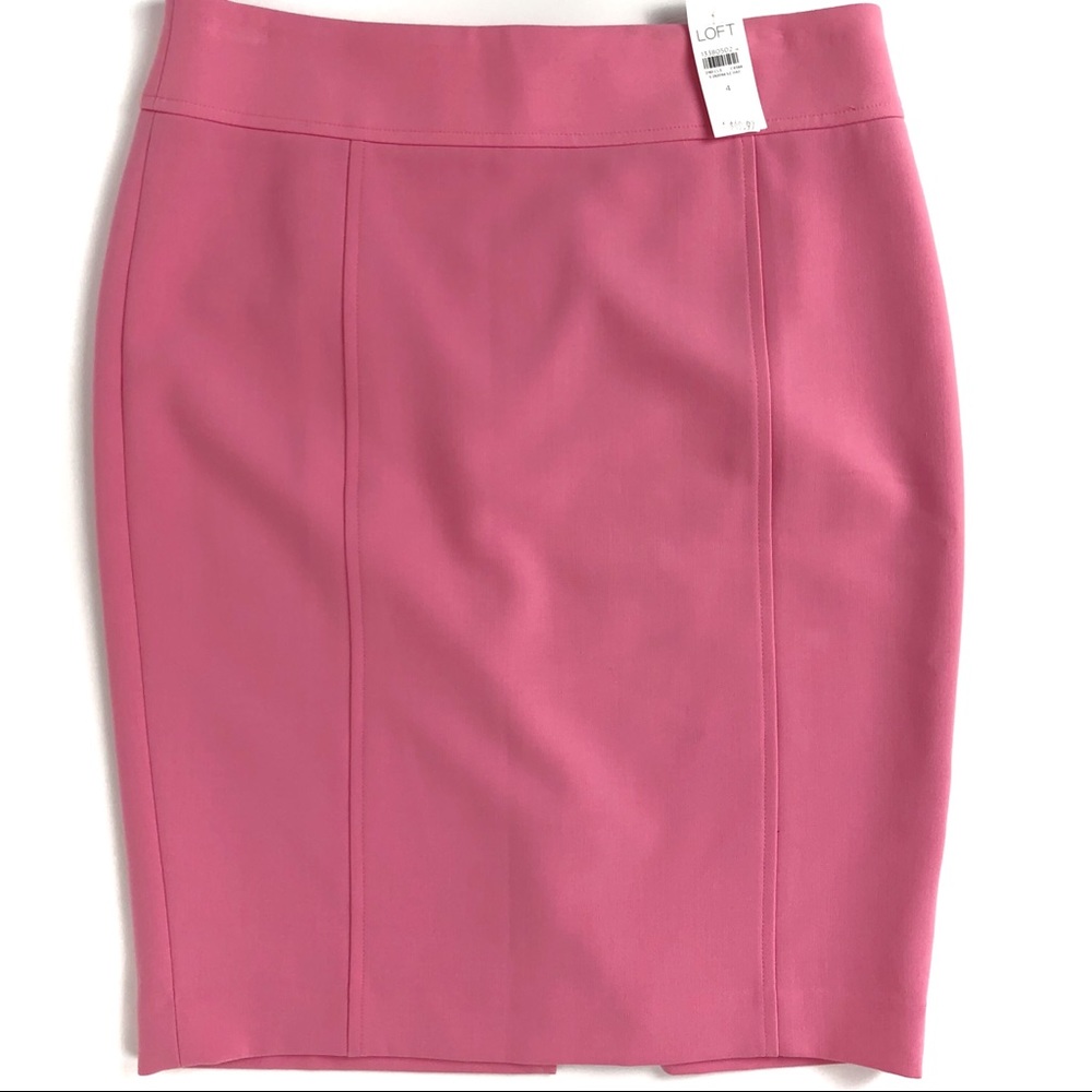 Ann Taylor Loft Pink Pencil Skirt Size 4